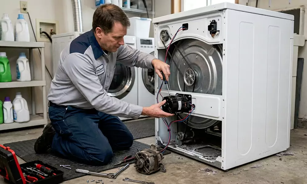 Dryer Motor Replacement in Sanford, ME