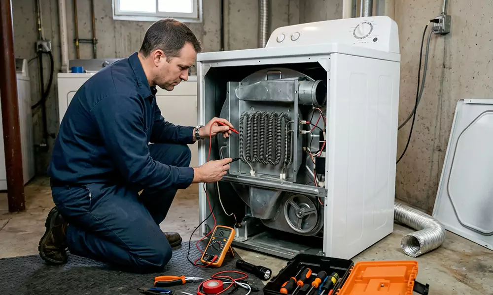 Dryer Not Heating Repair in Sanford, ME