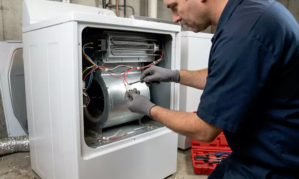 Dryer Thermal Fuse Replacement in Sanford, ME