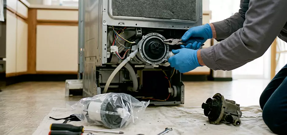 Dishwasher Motor Pump Replacement in Sanford