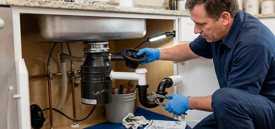 Garbage Disposal Splash Guard and Trap Installation in Sanford